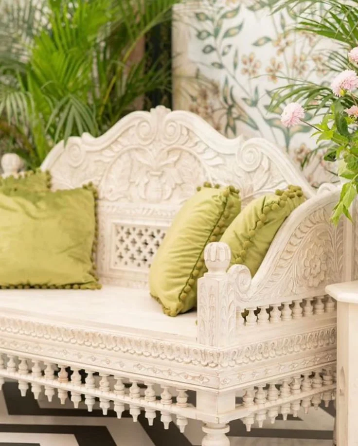Traditional Carved Diwan